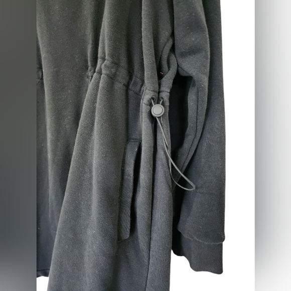 ADIDAS French terry hoodie dress with a lunar new year graphic, size M - Picture 3 of 6